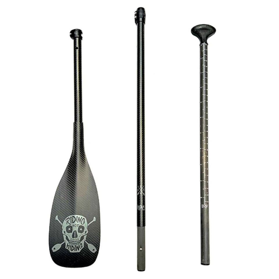 image 1 of Riding not Hiding Full Carbon 3-Piece Paddle | Black | Carbon | Midi