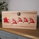 image 8 of 30cm Wooden Christmas Eve Gift Box with Personalisable Name Plate