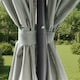 image 4 of OHS Water Resistant Garden Gazebo with Curtains Outdoor Party Tent Canopy | Grey