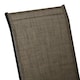 image 7 of Outsunny 4 Pieces Garden Chairs, Stackable Outdoor Chairs with High Backrest and Armrest, Breathable Mesh Fabric Dining Chair Set of 4, Mixed Brown
