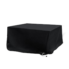 Marlow Outdoor Furniture Cover Garden Patio Waterproof Rain UV Protector | Black | 242cm