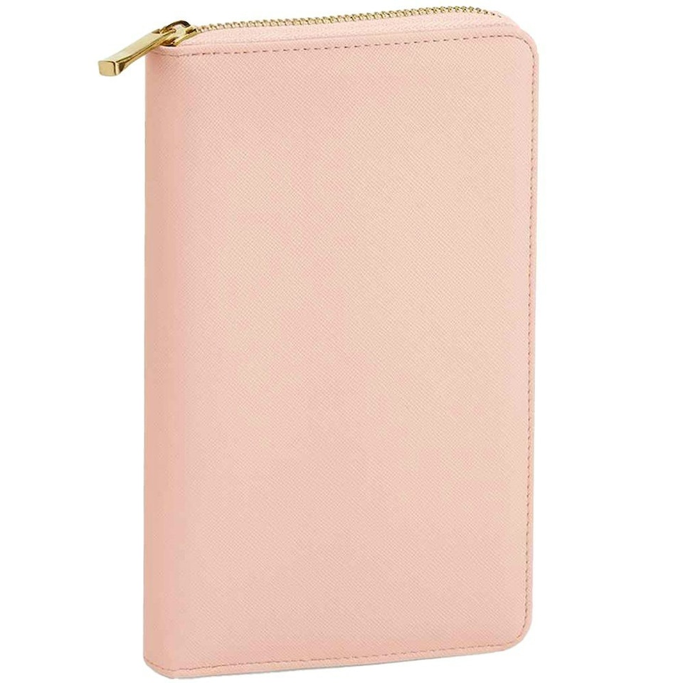 Bagbase Boutique Travel Jewellery Case - Soft Pink - One Size Pink