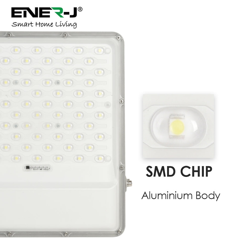 image 1 of 200W LED Floodlights with Solar Panel IP65 Waterproof with Remote Control