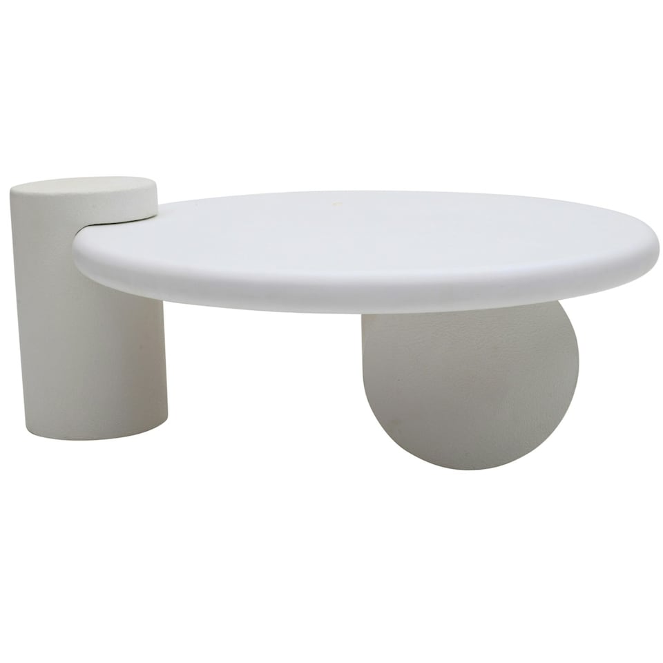 image 1 of Udaipur Modern Abstract Coffee Table White