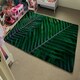 image 4 of green leaves, abstract flora texture (Rug) Green | L