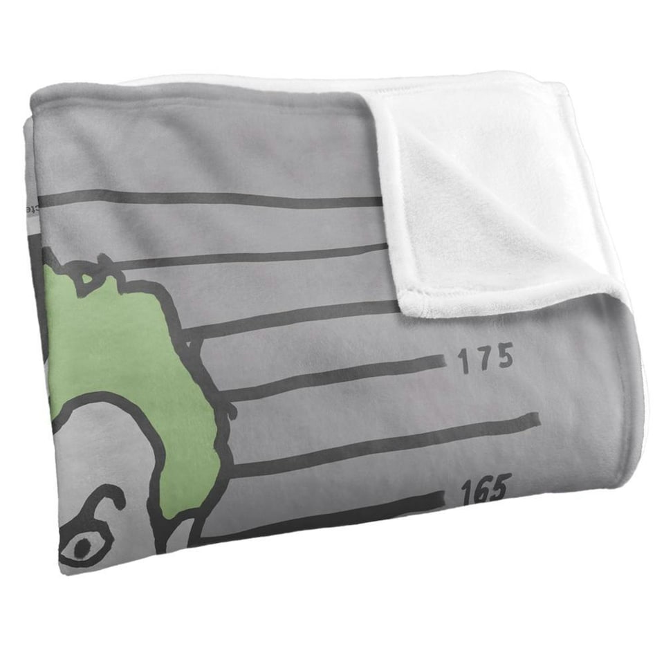 image 1 of Batman Line Up The Joker Blanket - Multicoloured - One Size