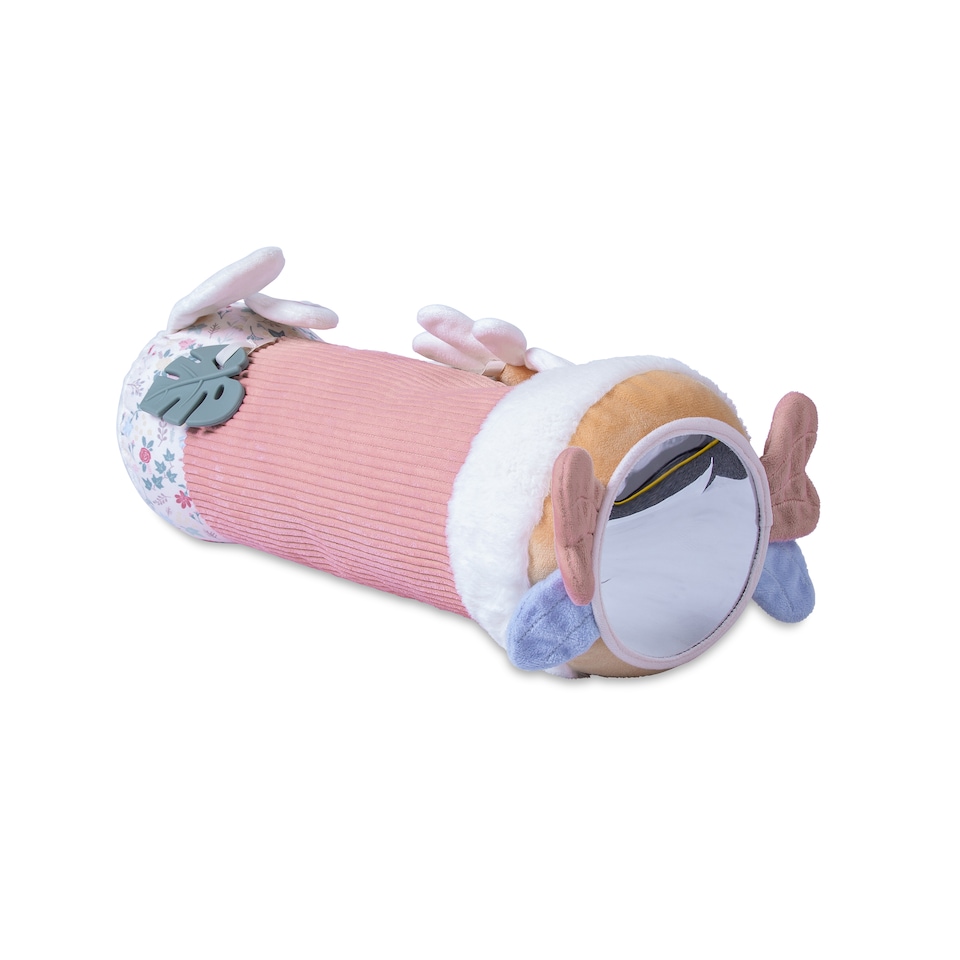 image 1 of Red Kite Tummy Time Roller - Rose & Ivy | Pink | Rose & Ivy | 1