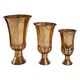 image 1 of Reza Oversized Gold Finish Planters Gold
