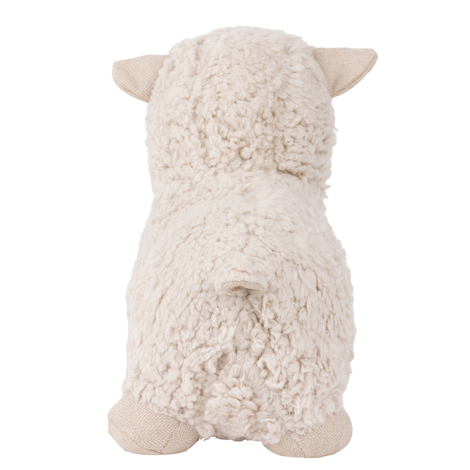 image 1 of Paoletti Sheep Boucle Fleece Novelty  Door Stop