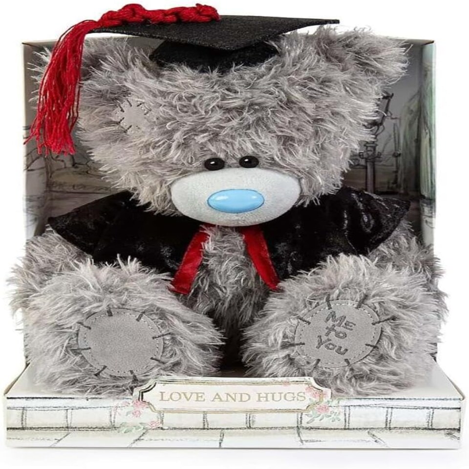 image 1 of Me to You Tatty Teddy Cute Plush 19cm High Graduation Bear Presented On Premium Gift Plinth Signature Collection