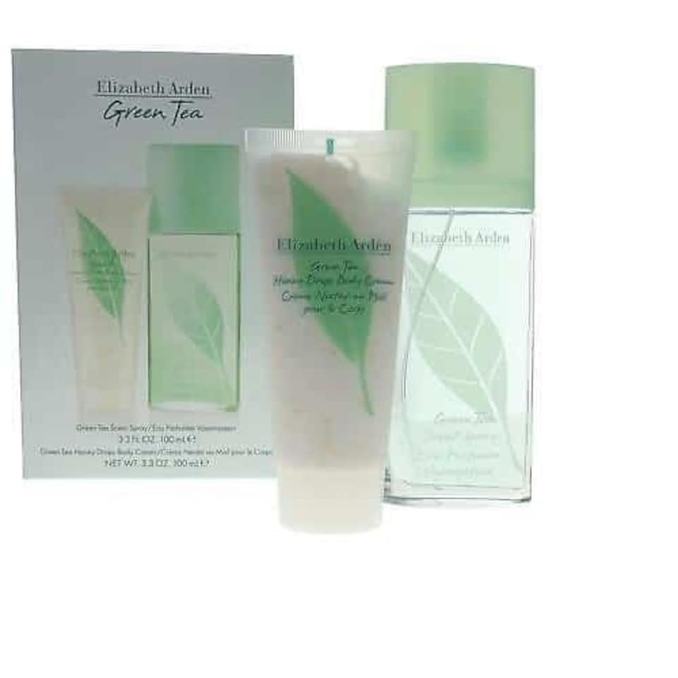 image 1 of Elizabeth Arden Green Tea Gift Set 100ml EDP + 100ml Green Tea Honey Drops Body Cream