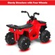 image 9 of COSTWAY Kids Ride-On Car 6V Battery Powered ATV Red