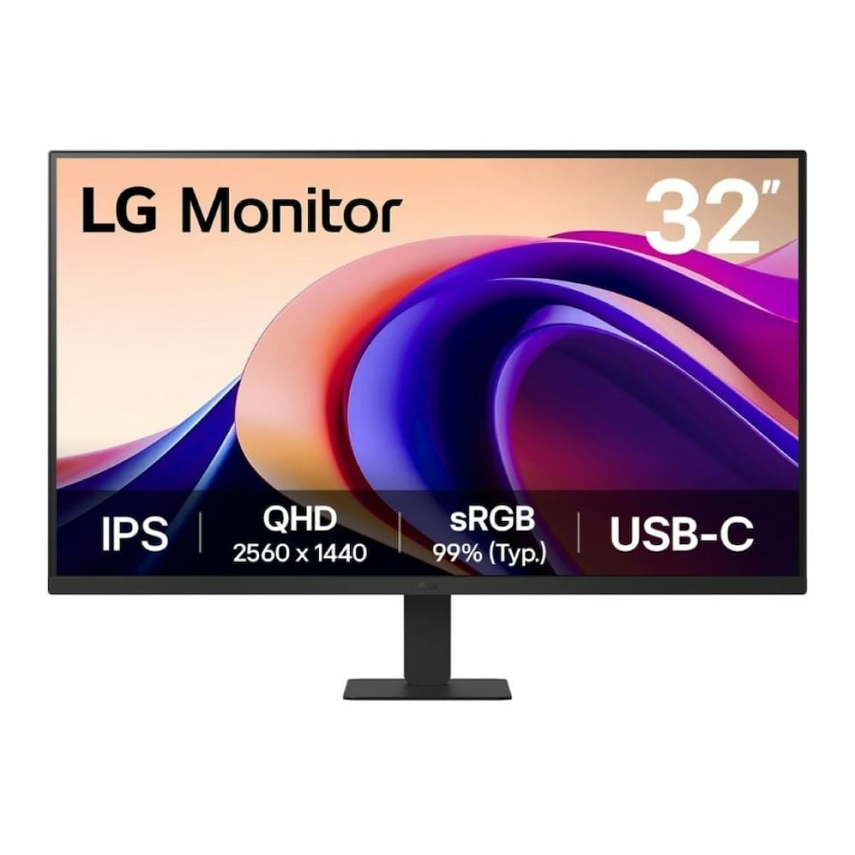 LG 32U631A 32" Quad HD IPS 100 Hz 5 ms USB Type-C Monitor - Black