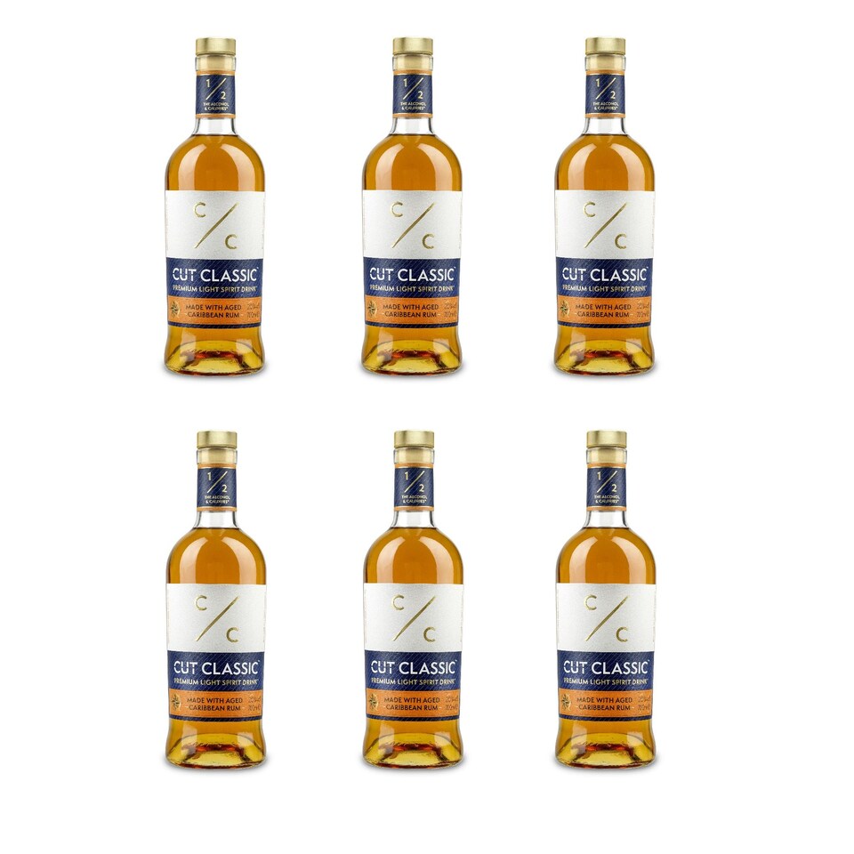 image 1 of Cut Classic Mid-Strength Caribbean Rum (6 x 70cl)