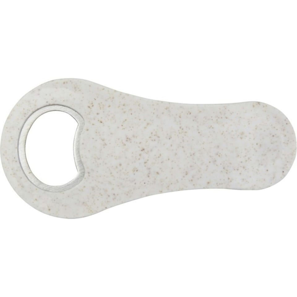 image 1 of Bullet Schyn Wheat Straw Bottle Opener - White - One Size