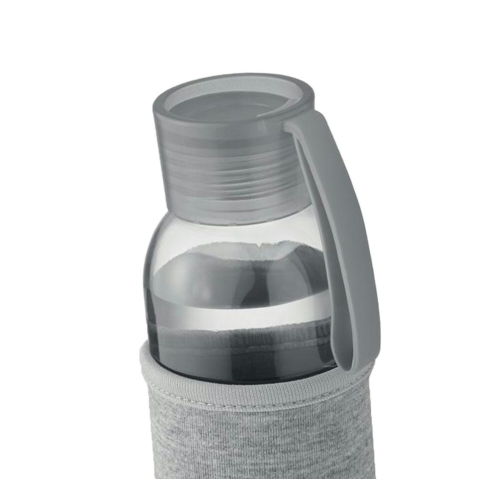 image 1 of MidOcean Ebor Recycled Glass 500ml Bottle - Stone Grey - One Size White | One Size