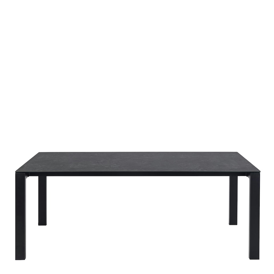 image 1 of Brentford Matt Black Ceramic Dining Table
