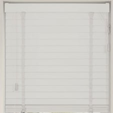 115cm White Venetian Blinds with Tapes (130cm Drop) | White | White