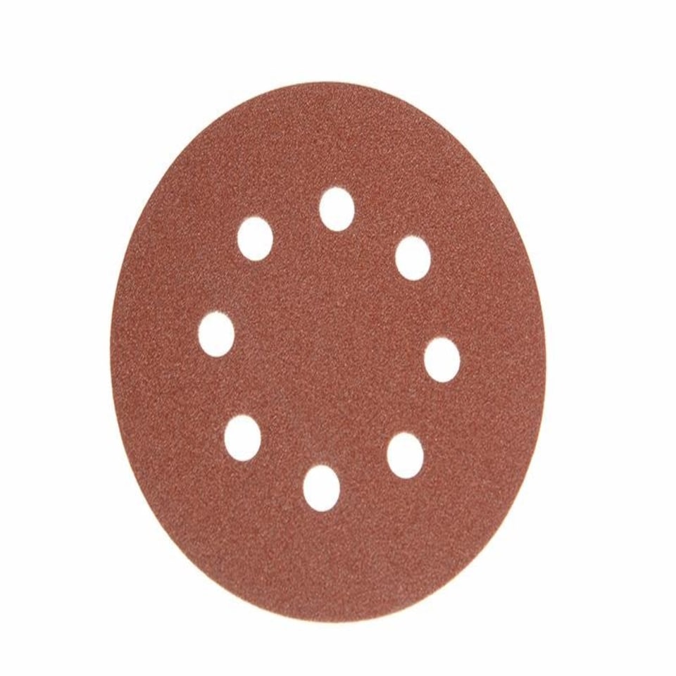 Faithfull Hook & Loop Sanding Disc Did3 Holed 125Mm X 240G (Pack Of 25)