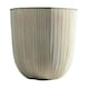 image 1 of Primrose Garden Round Flower Pot Ridged Planter White 38 x 38 x 38 cm