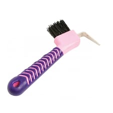 Roma Deluxe Soft Horse Hoof Pick - Pink/Purple - One Size