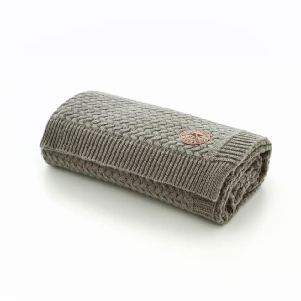 image 1 of Cadenza Supersoft Yarn Dyed Knitted Throw