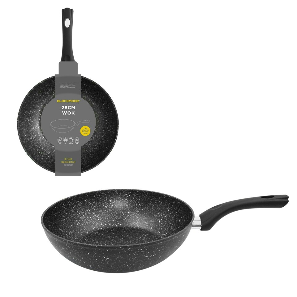 image 1 of Blackmoor 66160 Classic 28cm Non-Stick Induction Wok