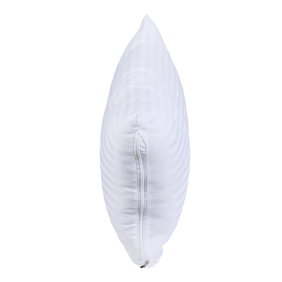 image 1 of Living and Home Striped Patterned Pillow Insert, 1 Pcs, 30x50cm | White