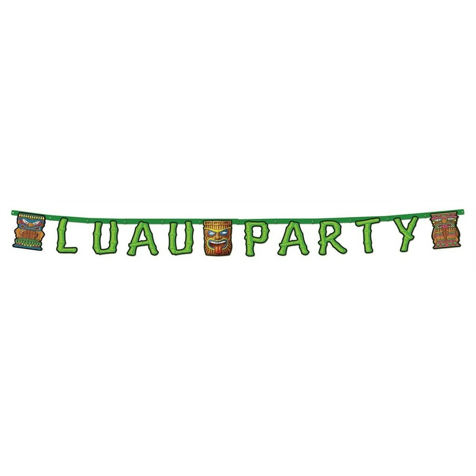 Bristol Novelty Hawaiian Banner - Green/Brown - One Size Green