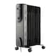 image 1 of Rediffusion 9 Fin Oil Filled Radiator 2KW Black