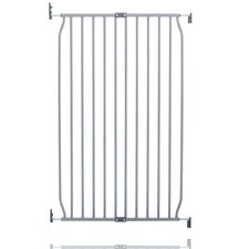 Safetots Extra Tall Eco Screw Fit Baby Gate, Grey, 70cm - 80cm, Extra Tall Gate 100cm in Height, Stair Gate for Baby