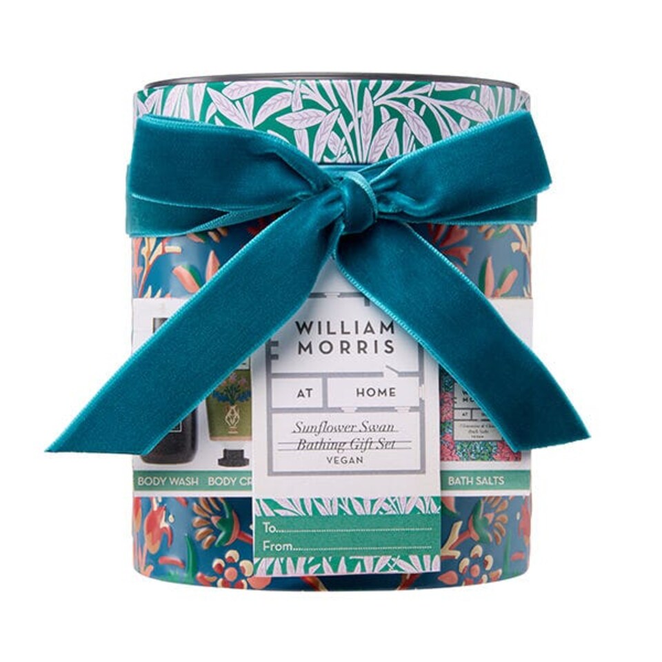 image 1 of William Morris At Home Sunflower Swan Bathing Gift Set