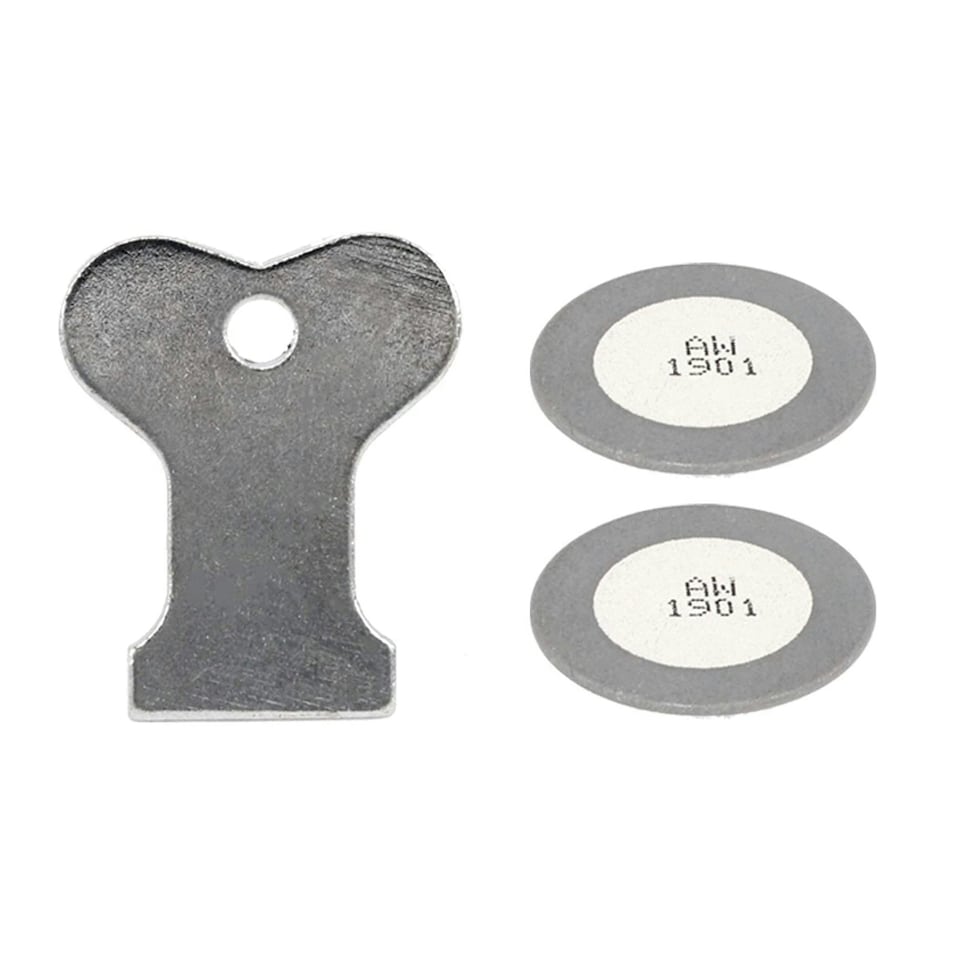 image 1 of SPARES2GO Glass Opti-Myst Heater Disk Transducer Spare Disc + Removal Tool compatible with Dimplex Electric Wall Fire