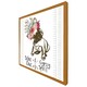 image 4 of Portrait of french bulldog puppy (Picture Frame) Brown | XS