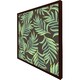 image 1 of Green palm leaves (Picutre Frame) Brown | XL