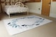 image 3 of Blue Leaves Frame Rug | Multi