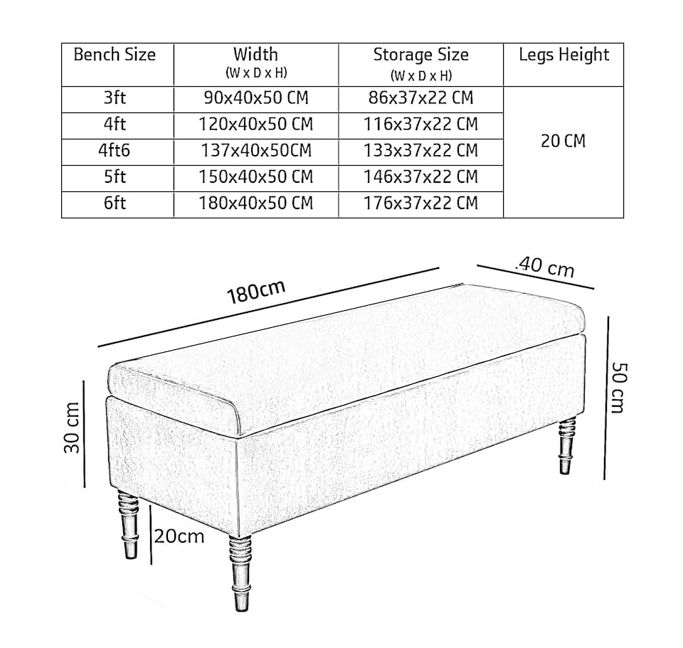 image 1 of Paris Plain 180cm Ottoman Storage Bench - Plush Velvet Shoe Bench - Cream Upholstery Footstool with Storage