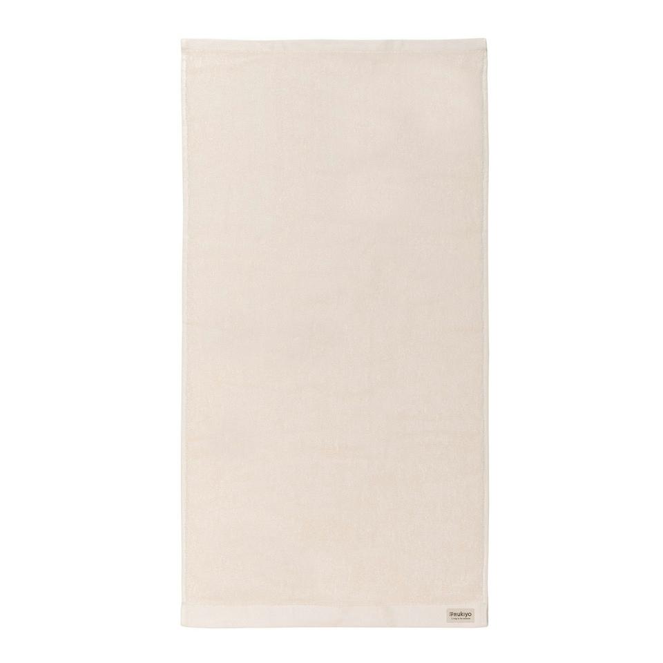 image 1 of Ukiyo Sakura Aware Bath Towel - White - 100cm x 50cm | White