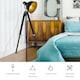 image 5 of HOMCOM Stand Floor Lamp Tripod Light Livingroom Studio Dome Shade Retro Style