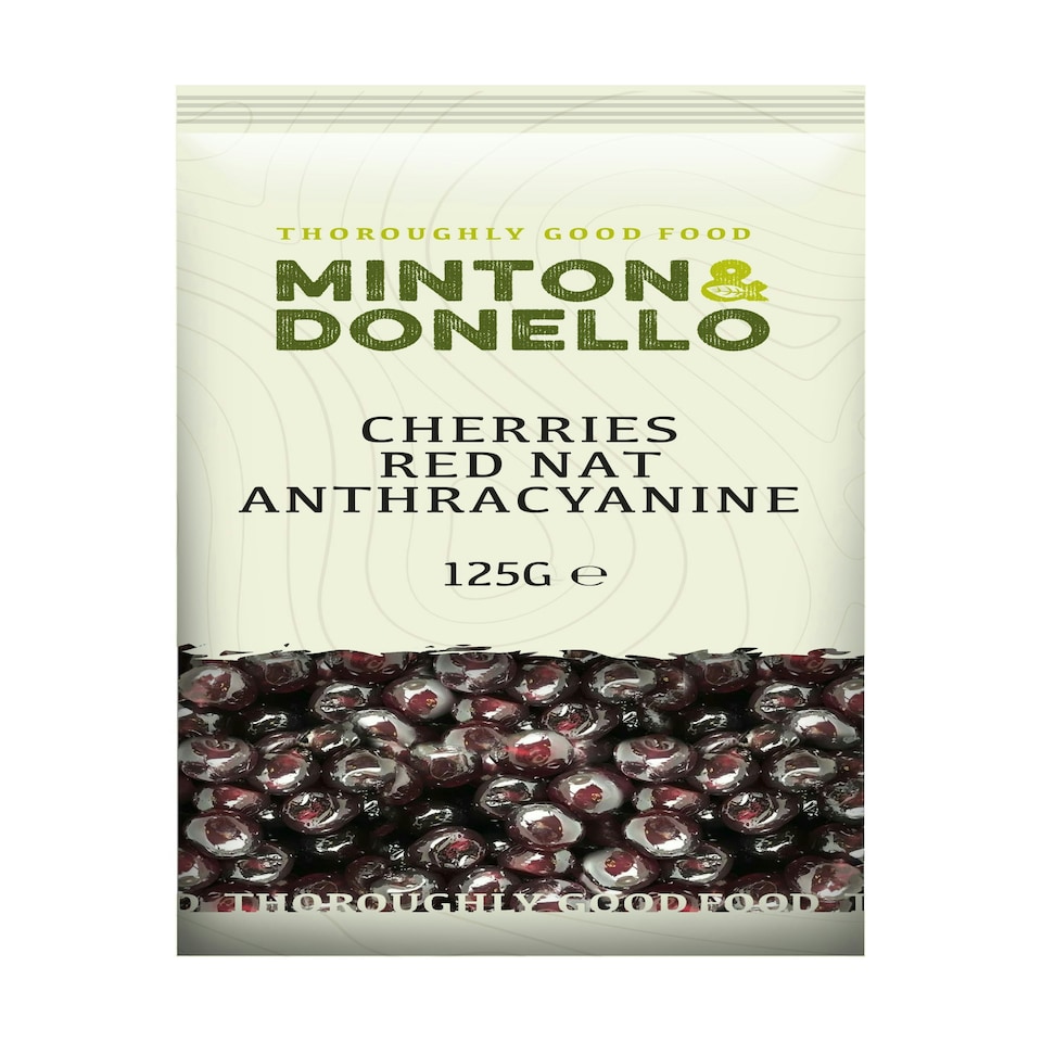 image 1 of Minton & Donello Red Natural Anthocyanin Cherries 6 x 125g | Multi