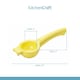 image 5 of KitchenCraft Lemon Squeezer Yellow Metal