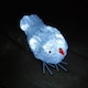image 9 of Set of 5 16cm Christmas Acrylic Birds with 30 White LEDs indoor outdoor Decoration