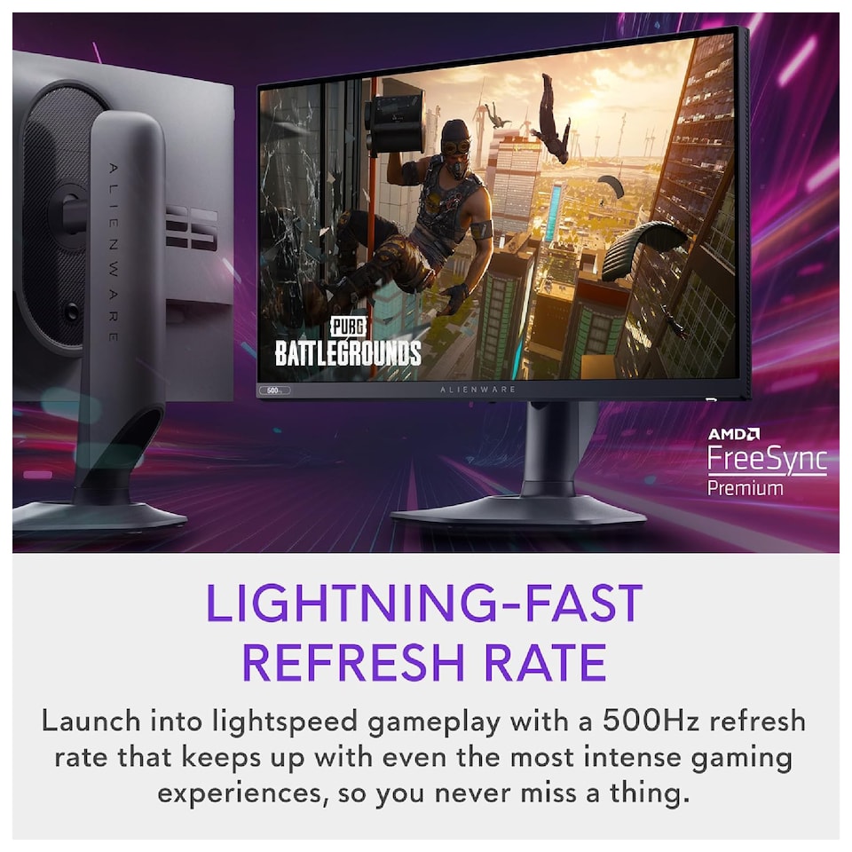 image 1 of Dell Alienware AW2524HF 25-Inch Fast IPS Full HD 480Hz 0.5ms Freesync Height Adjusta