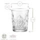 image 3 of Bormioli Rocco Bartender Stone Double Whisky Glasses - 390ml - Pack of 4 | Clear | Clear