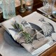 image 3 of The Just Slate Company Set of 4 Pheasant Linen Napkins