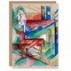 image 1 of Franz Marc Art Card Landscape with Animals Abstract Painting