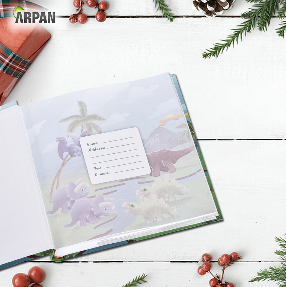 image 1 of ARPAN Photo Album for 200 Photos 6x4" (10x15cm) – Slip In Memo Album with Writing Space & Index Pages – Picture Storage Album for Family, Wedding & Travel Memories