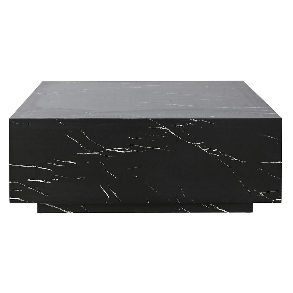 image 1 of Centre Table Home ESPRIT Black MDF Wood 90 x 90 x 35 cm N/A