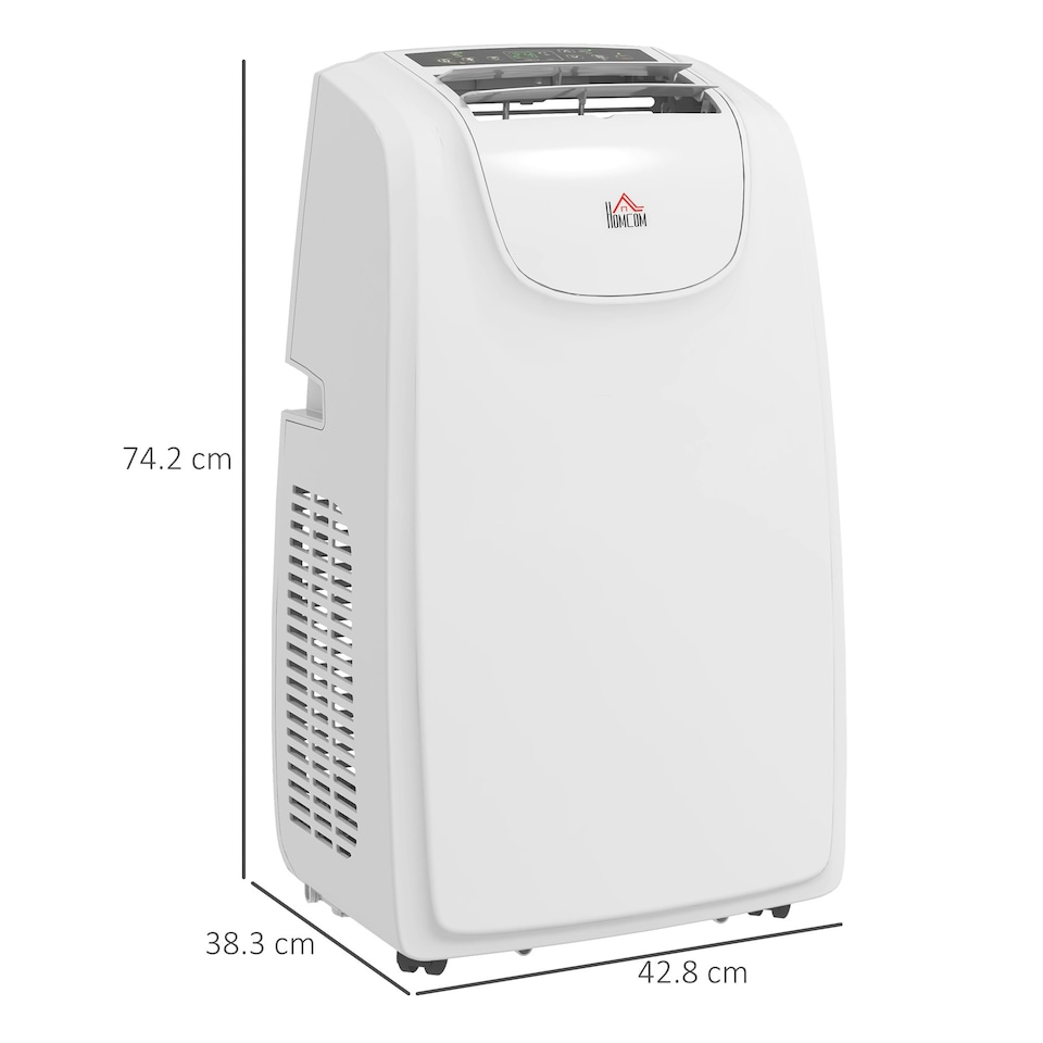 image 1 of HOMCOM 12,000 BTU Portable Air Conditioner with 35m², Quiet Mode, Dehumidifier