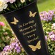 image 7 of Dad Plastic Spike Memorial Graveside Flower Vase With Butterfly Decoration